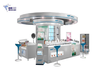 China Moderner kosmetischer Speicher-Möbel-Kiosk kundengebundenes nicht giftiges Material fournisseur