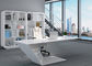Elegante Direktionsbüro-Möbel-kreative spezielle Form mit weißer Backen-Farbe fournisseur