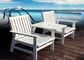 Weiße Freizeit-feste hölzerne Möbel-nicht Verschmutzung im Freien für Park/Strand fournisseur