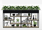 Empfindliches Balkon-Blumen-Topf-Regal, Betriebsmetallgarten legt multi Funktionszaun beiseite fournisseur
