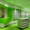 Modernes Apotheken-Verkaufsmöbel, grüne Kleinapotheke, die multi Kombination beiseite legt fournisseur