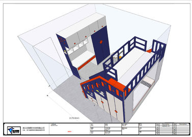 Kundengebundene heißer Verkaufs-Kindergarderoben-Kinderschlafzimmer-Speicher-Garderoben-neuer Entwurfs-hölzerne Wandschrank-Garderobe fournisseur